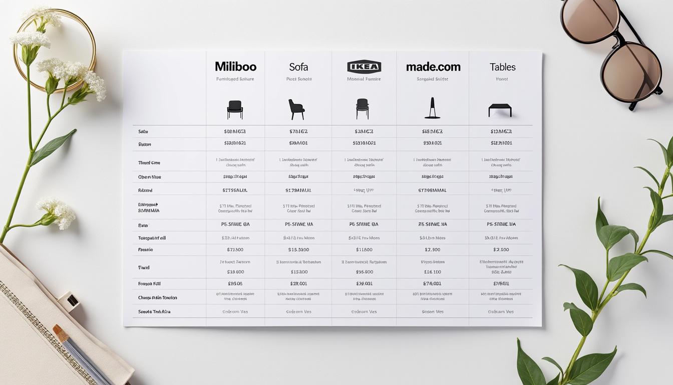 découvrez notre avis complet sur miliboo, la boutique en ligne spécialisée dans le mobilier design et contemporain. explorez nos analyses sur la qualité, le rapport qualité-prix et le service client, pour vous aider à faire le meilleur choix pour votre décoration intérieure.