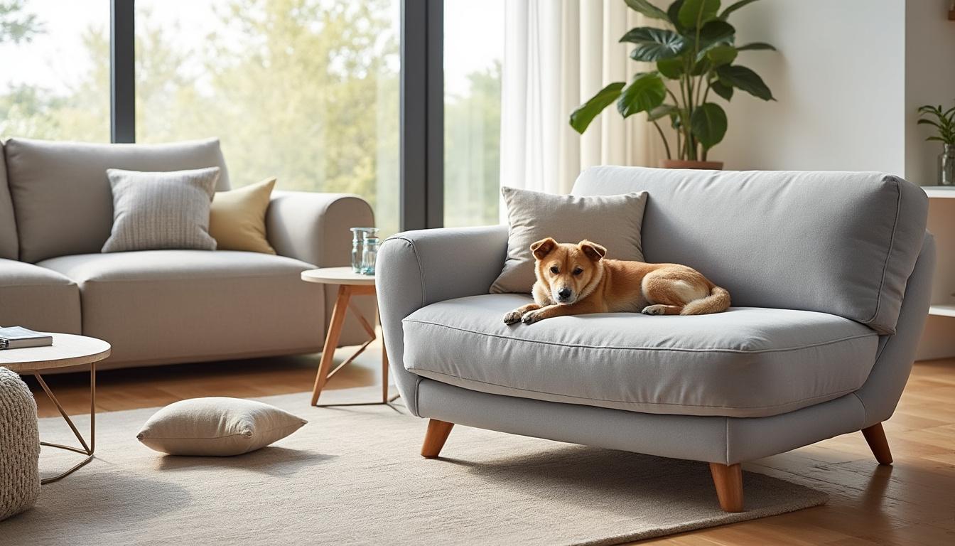 découvrez notre sélection des 5 meilleurs canapés pour chiens résistants et lavables. offrez à votre compagnon un confort optimal tout en facilitant l'entretien. idéals pour tous les chiens, ces modèles allient durabilité et style pour embellir votre intérieur.