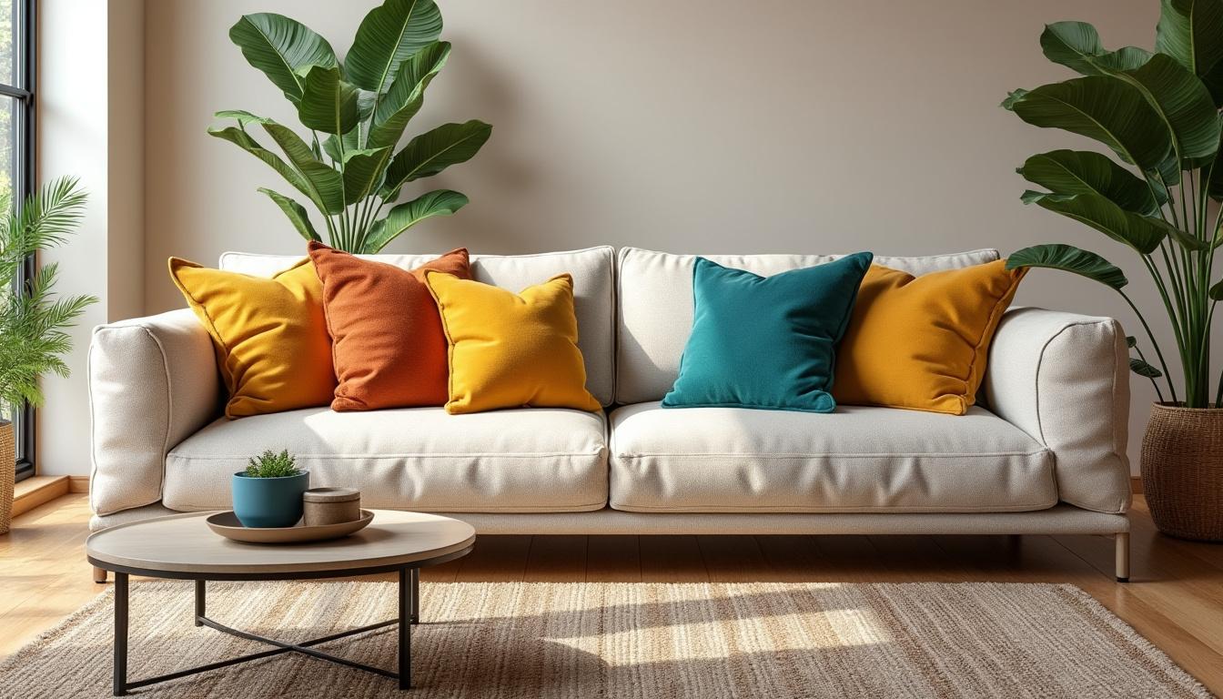 découvrez nos conseils pratiques pour décorer un canapé avec des coussins : associations de couleurs, tailles, matières et astuces pour créer une ambiance chaleureuse et tendance dans votre salon.