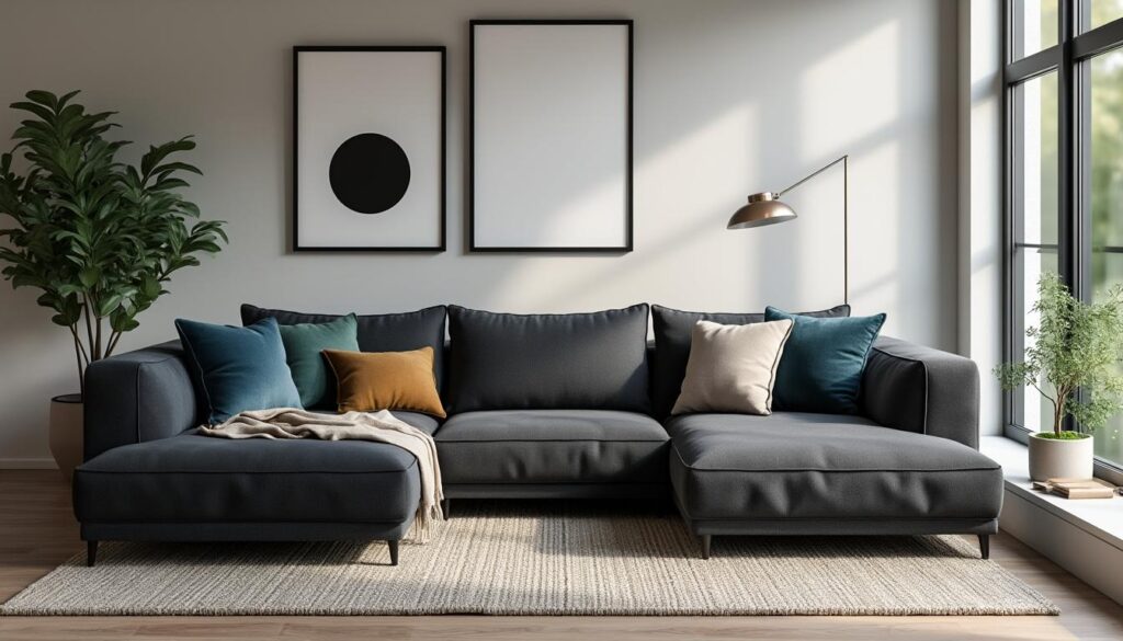 découvrez 20 inspirations tendance pour sublimer votre salon avec un canapé gris anthracite. conseils et idées déco modernes pour harmoniser styles, couleurs et accessoires.