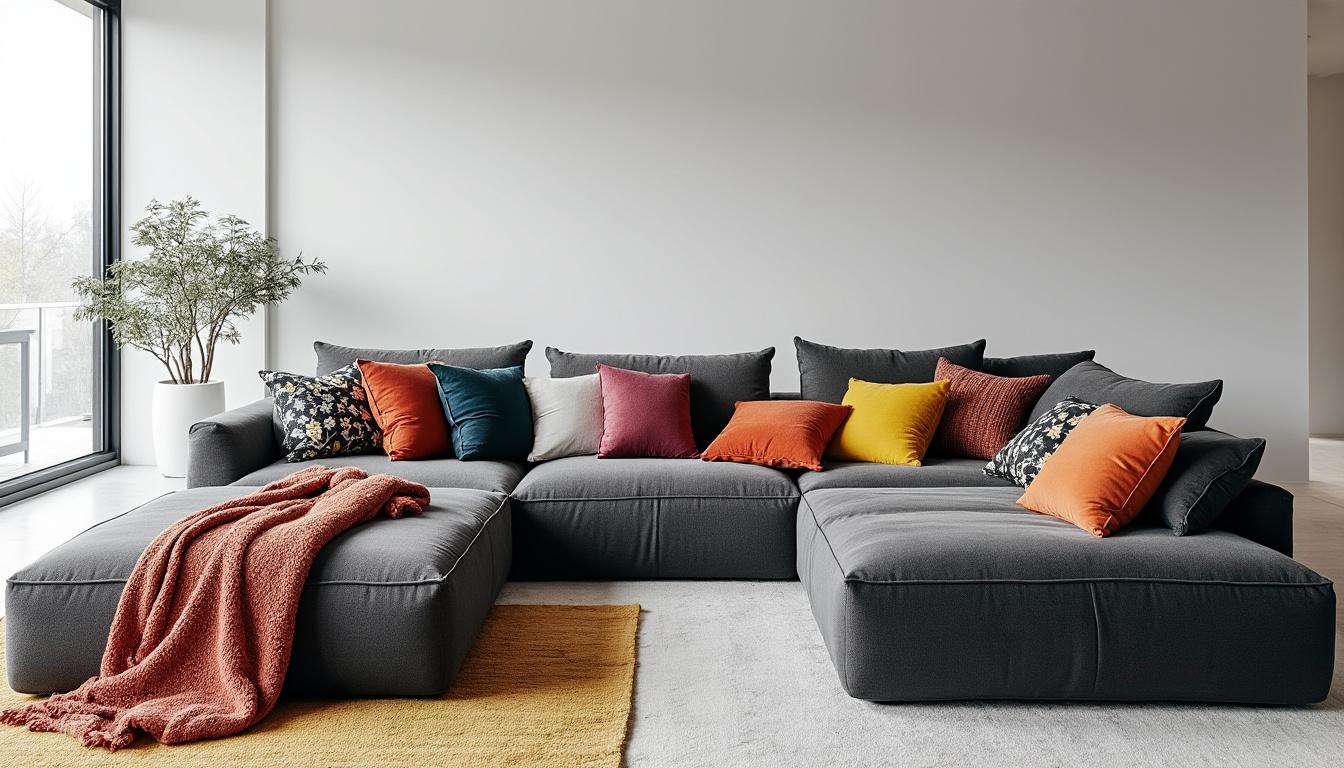 découvrez 20 idées modernes pour sublimer votre salon avec un canapé gris anthracite : astuces déco, associations de couleurs et inspirations tendance pour un intérieur élégant et cosy.